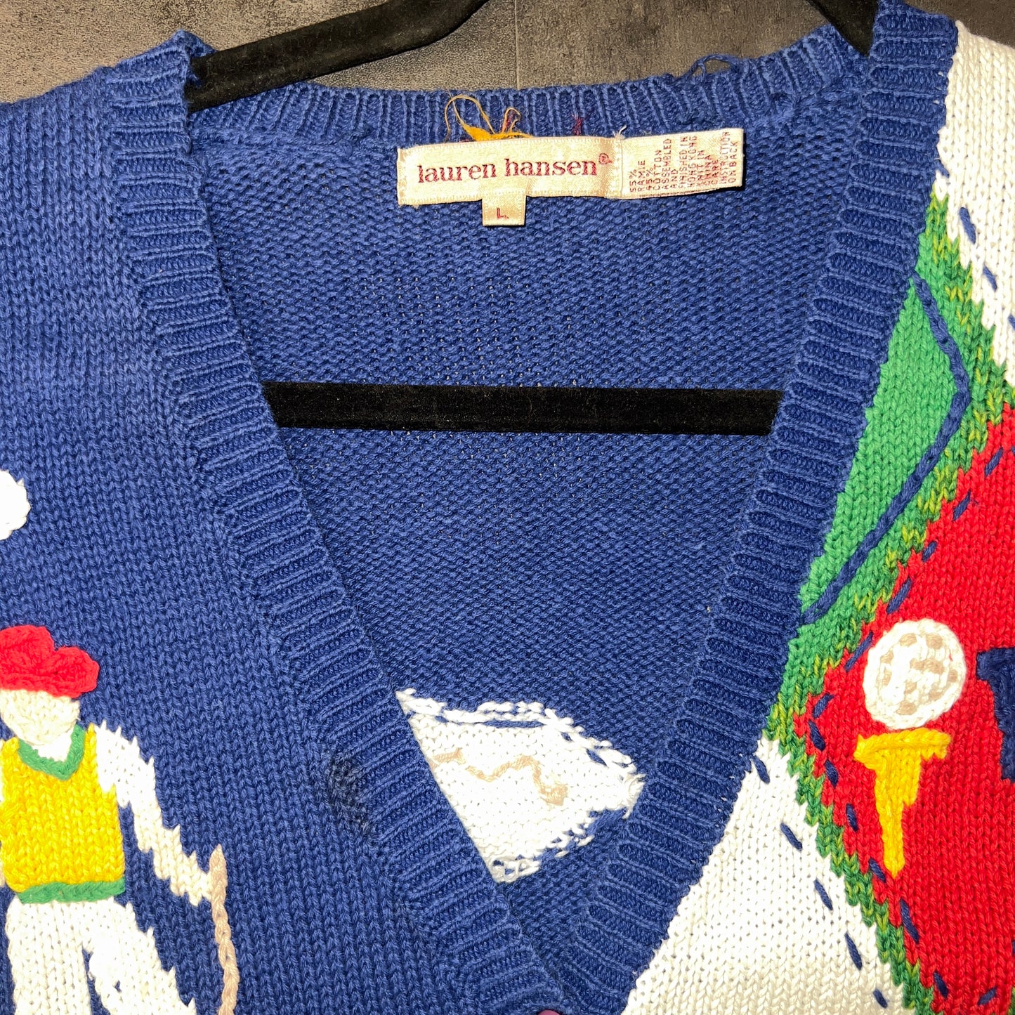 Vintage Golf Sweater