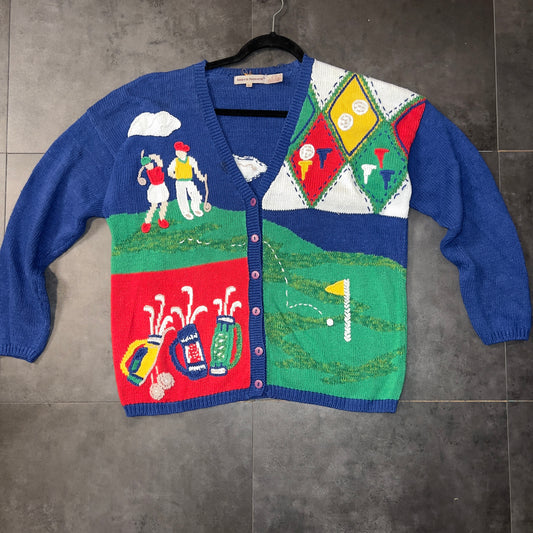 Vintage Golf Sweater