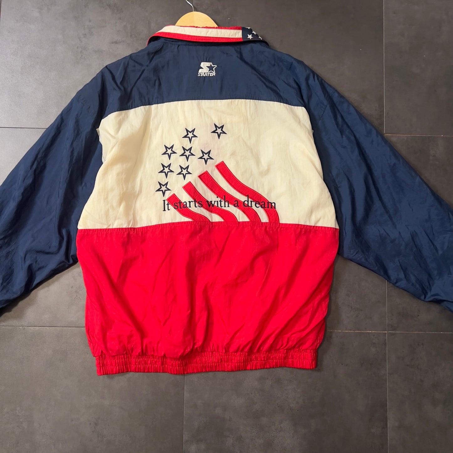 1996 Olympic “it starts with a dream” starter jacket